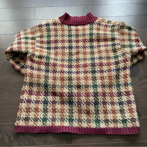 Vintage 90s  Marisa Christina Houndstooth Sweater Women’s Small Fits like XS - Picture 3 of 8